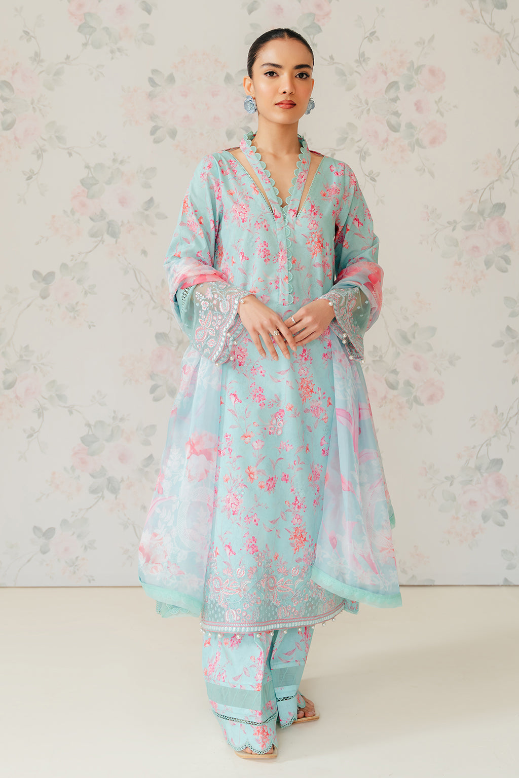 Afrozeh | The Floral Charm | Bali - Khanumjan  Pakistani Clothes and Designer Dresses in UK, USA 