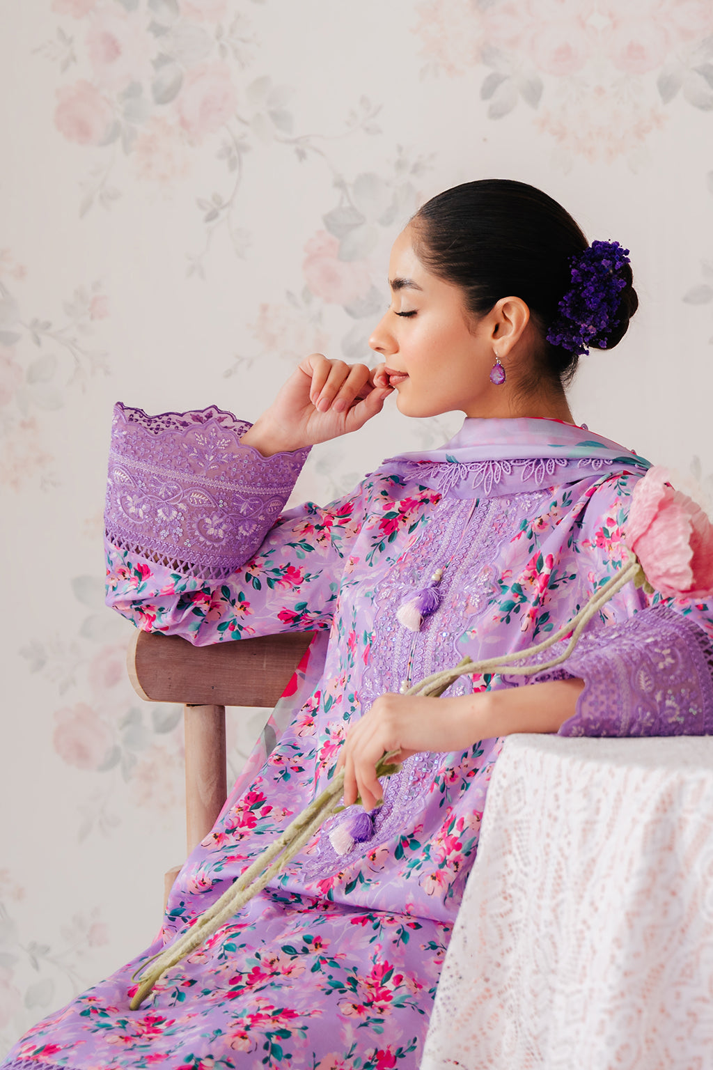 Afrozeh | The Floral Charm | Orchid - Khanumjan  Pakistani Clothes and Designer Dresses in UK, USA 