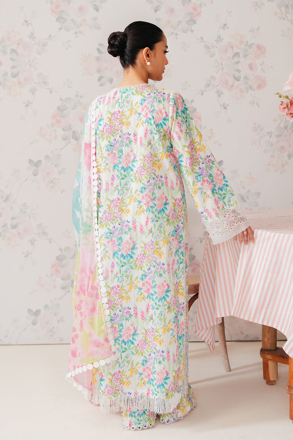 Afrozeh | The Floral Charm | Vanilla - Khanumjan  Pakistani Clothes and Designer Dresses in UK, USA 