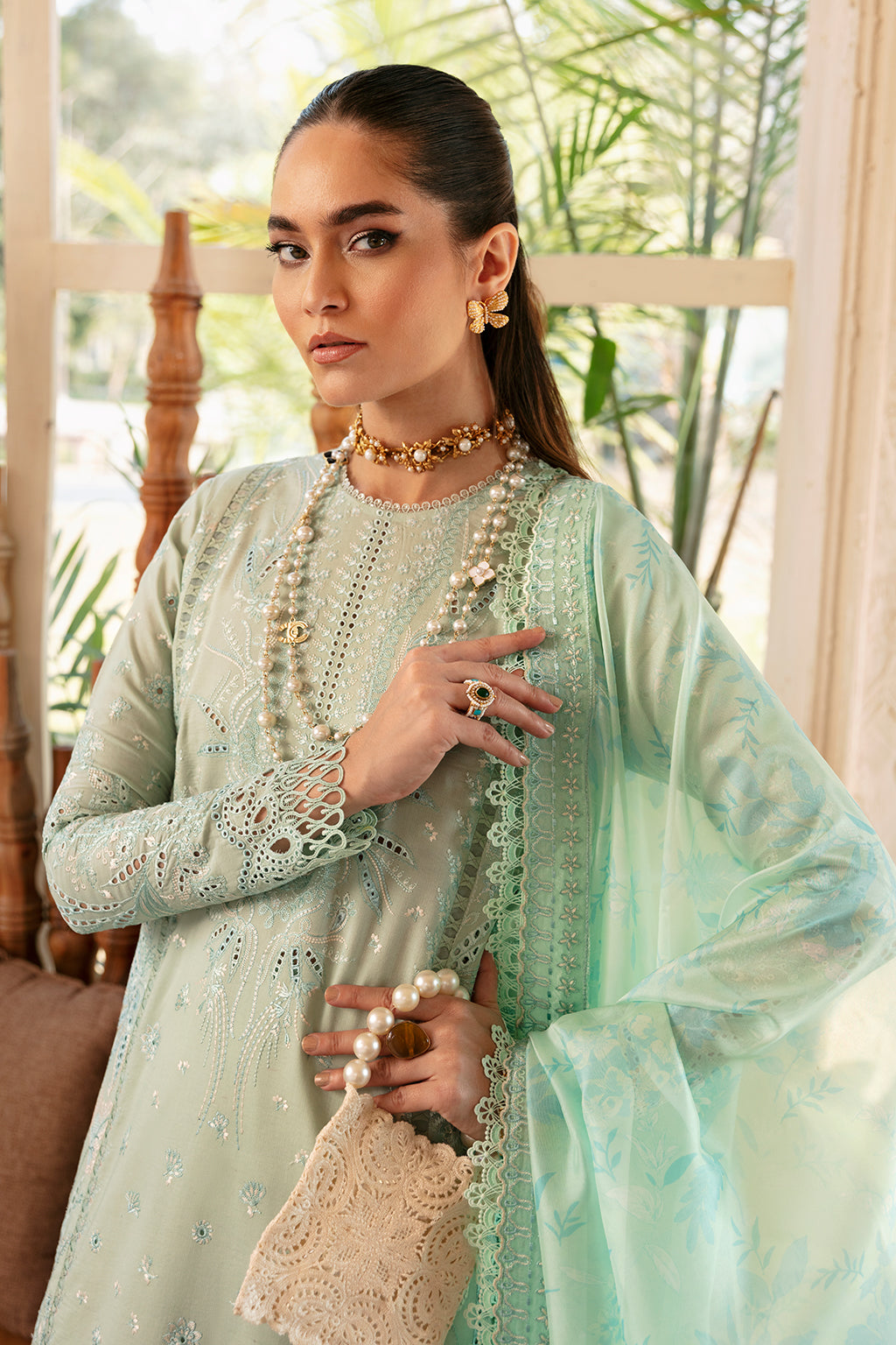 Afrozeh | Cascade Luxury Lawn 24 | Willow - Khanumjan  Pakistani Clothes and Designer Dresses in UK, USA 