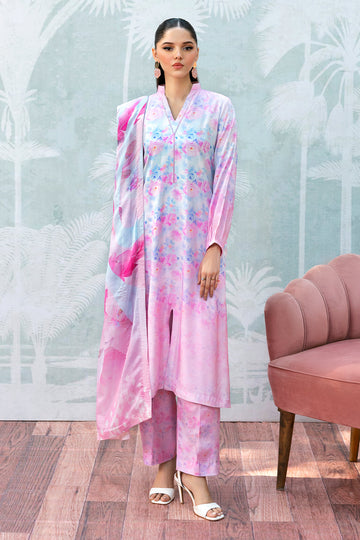 Afsanah | Basics Raw Silk |  Pink Wave AR-112