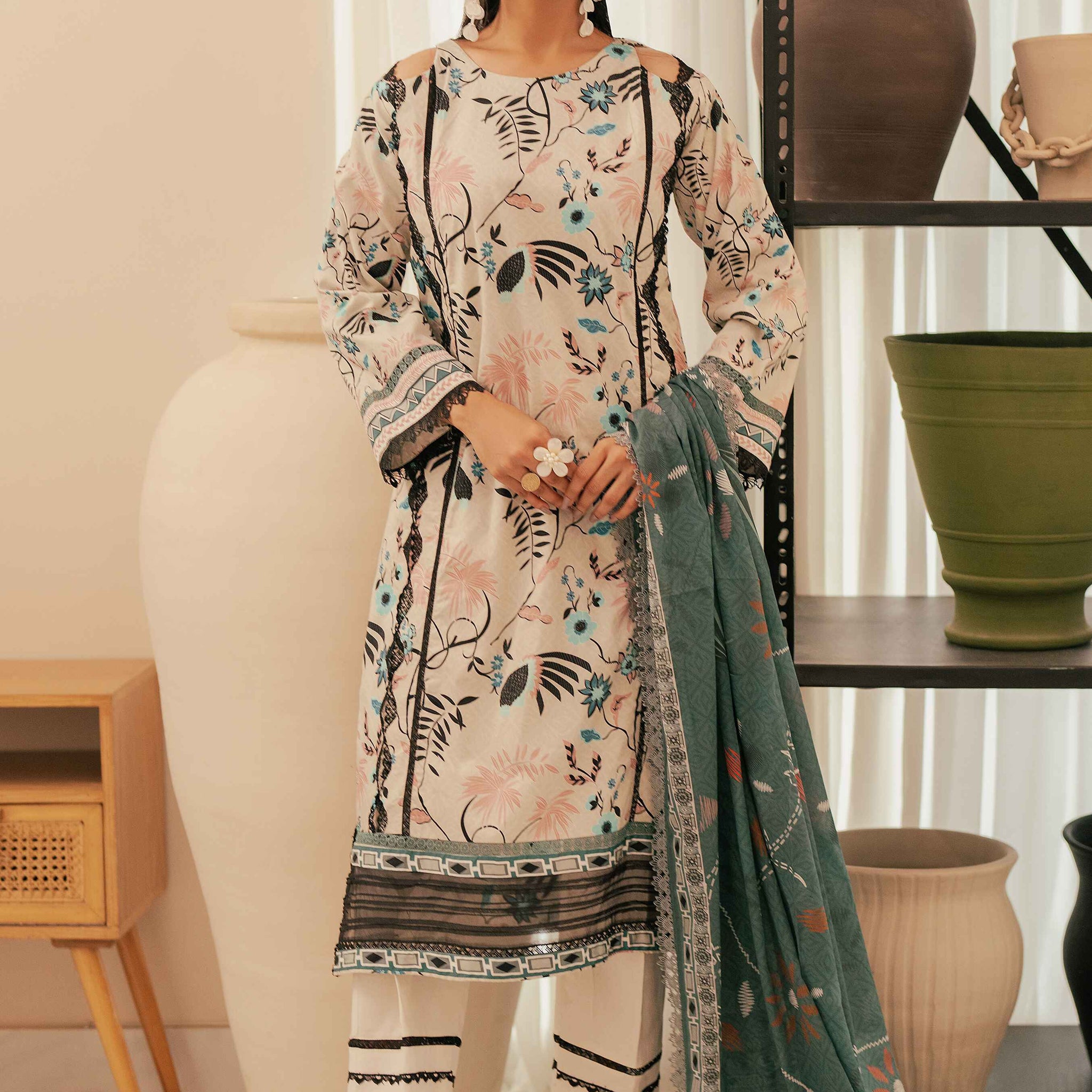 Al Zohaib | Sun Shine Bloom Cotton Silk |  SCS-24-12