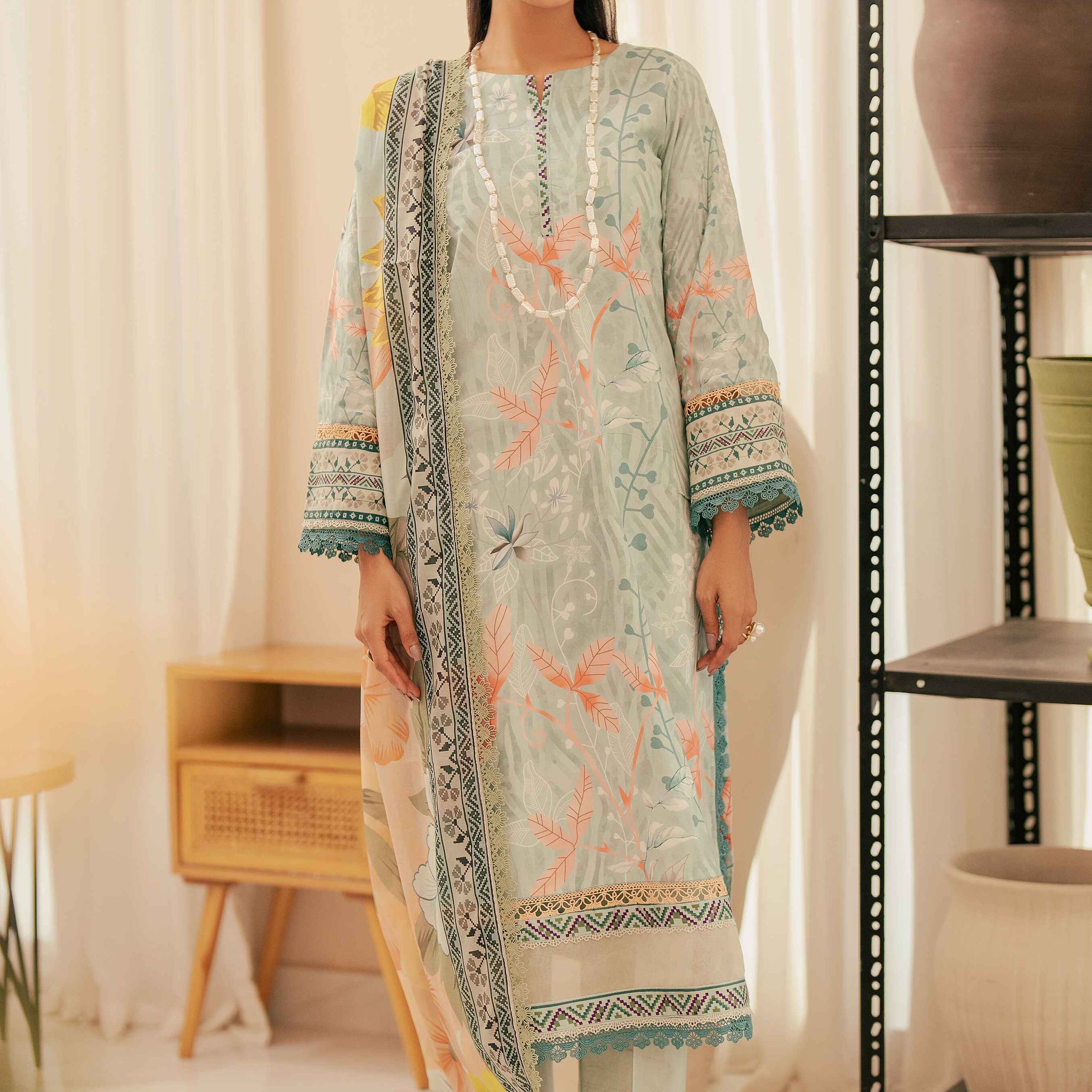 Al Zohaib | Sun Shine Bloom Cotton Silk |  SCS-24-15