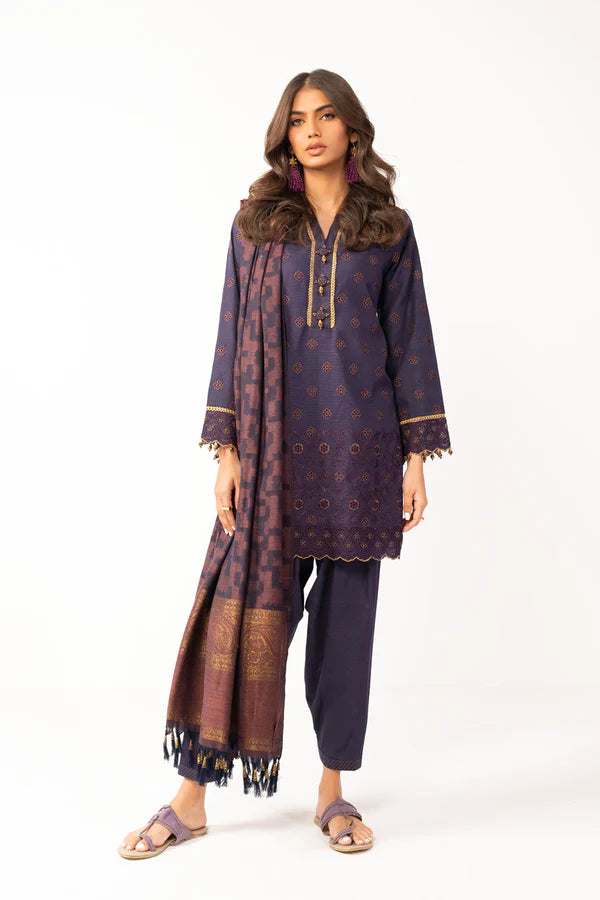 Alkaram | Shawl Collection | Purple - Khanumjan  Pakistani Clothes and Designer Dresses in UK, USA 