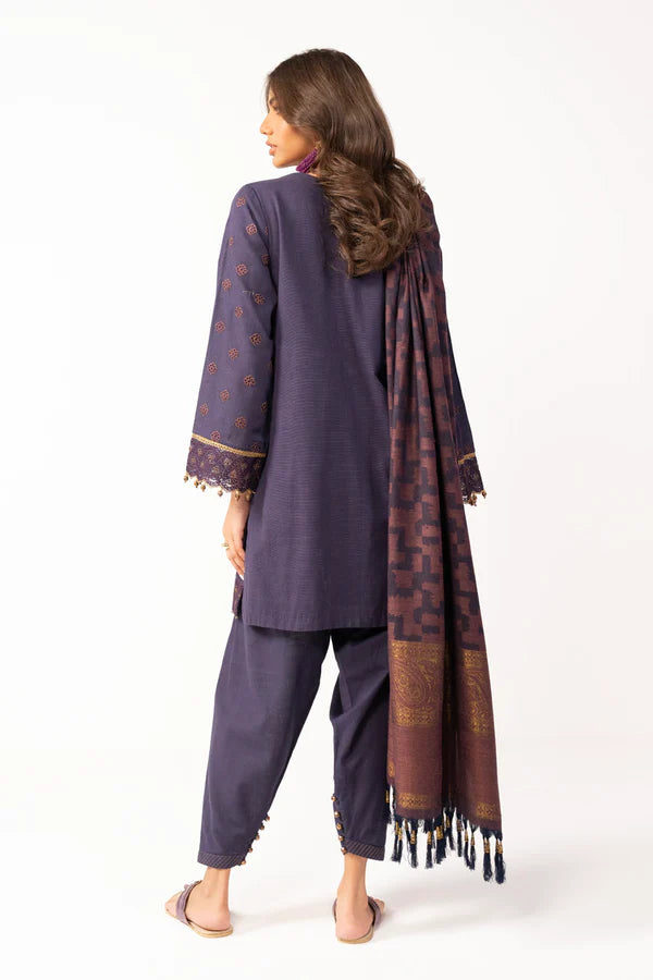 Alkaram | Shawl Collection | Purple - Khanumjan  Pakistani Clothes and Designer Dresses in UK, USA 