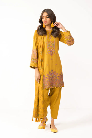 Alkaram | Shawl Collection | Mustard - Khanumjan  Pakistani Clothes and Designer Dresses in UK, USA 