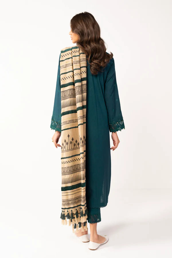 Alkaram | Shawl Collection | Teal Green - Khanumjan  Pakistani Clothes and Designer Dresses in UK, USA 