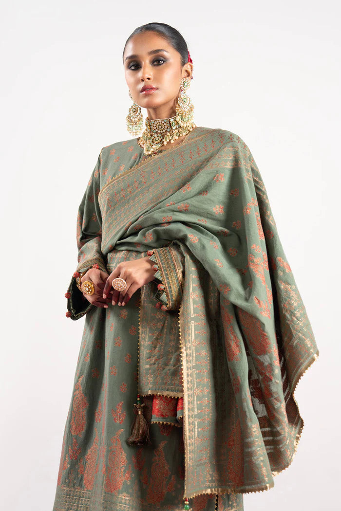 Alkaram | Festive Collection | FC-W-5A-23-3-Sage - Khanumjan  Pakistani Clothes and Designer Dresses in UK, USA 