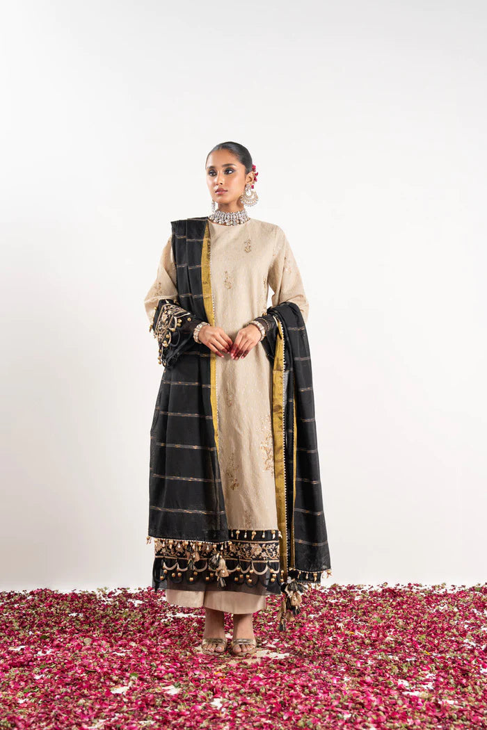 Alkaram | Festive Collection | FC-W-10C-23-3-Beige - Khanumjan  Pakistani Clothes and Designer Dresses in UK, USA 