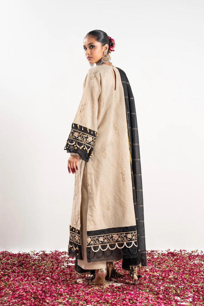 Alkaram | Festive Collection | FC-W-10C-23-3-Beige - Khanumjan  Pakistani Clothes and Designer Dresses in UK, USA 