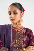 Alkaram | Festive Collection | FC-W-1A-23-3-Plum - Khanumjan  Pakistani Clothes and Designer Dresses in UK, USA 