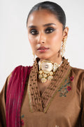 Alkaram | Festive Collection | FC-W-14D-23-3-Brown - Khanumjan  Pakistani Clothes and Designer Dresses in UK, USA 