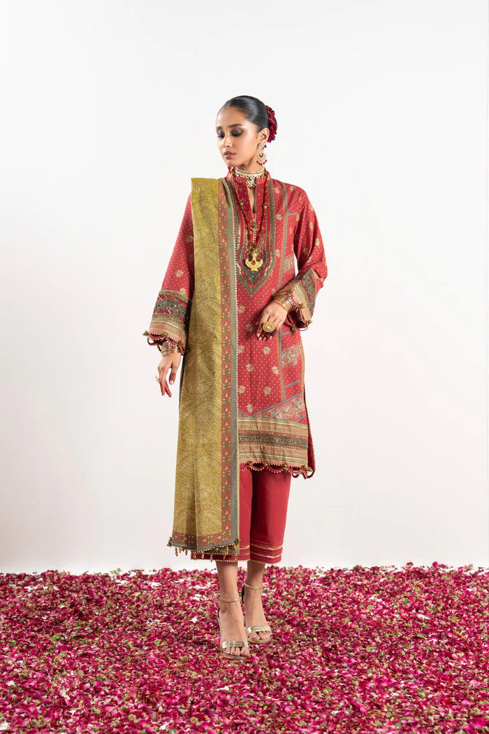 Alkaram | Festive Collection | FC-W-19G-23-3-Red - Khanumjan  Pakistani Clothes and Designer Dresses in UK, USA 