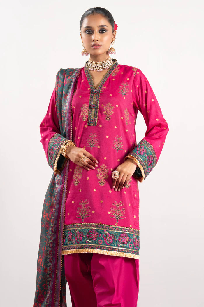 Alkaram | Festive Collection | FC-W-21H-23-3-Hot Pink - Khanumjan  Pakistani Clothes and Designer Dresses in UK, USA 