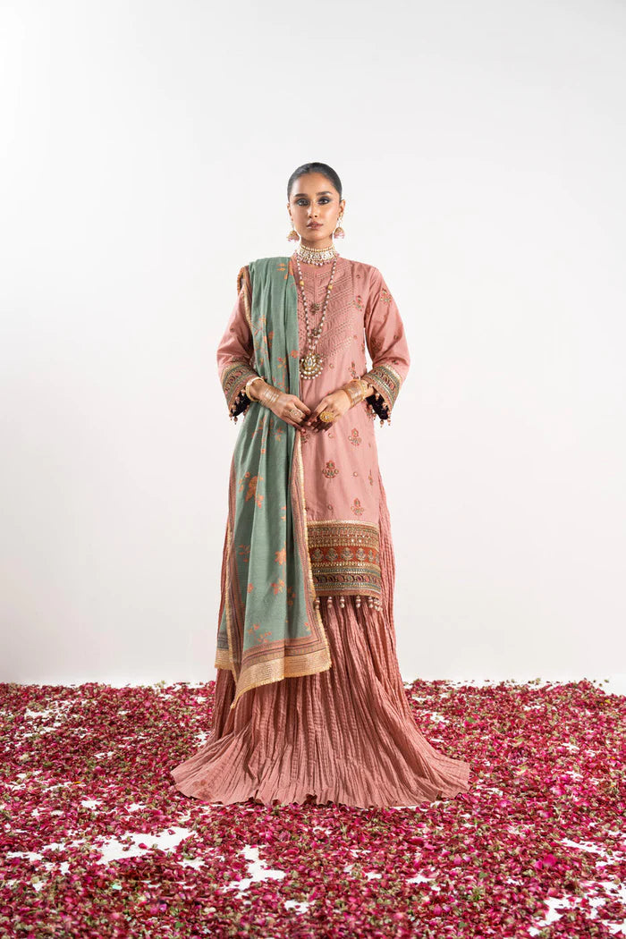 Alkaram | Festive Collection | FC-W-26J-23-3-KASHMIRI PINK - Khanumjan  Pakistani Clothes and Designer Dresses in UK, USA 