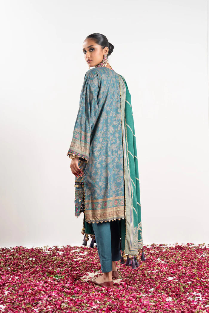 Alkaram | Festive Collection | FC-W-28K-23-3-Bluish Grey - Khanumjan  Pakistani Clothes and Designer Dresses in UK, USA 