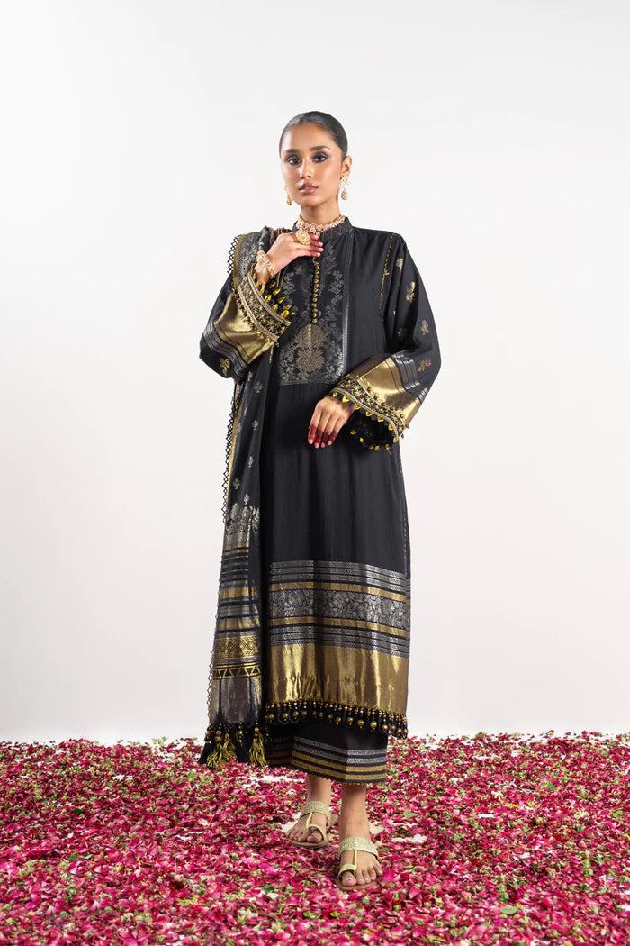 Alkaram | Festive Collection | FC-W-4A-23-3-Black - Khanumjan  Pakistani Clothes and Designer Dresses in UK, USA 