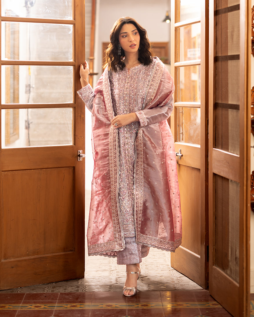 Mushq | Sunehri Lama Silk | Anoushay