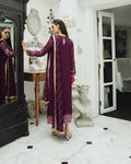 Maryum n Maria | Freesia Ariya Formals | SW23-502 - PLUM - Roshan - Khanumjan  Pakistani Clothes and Designer Dresses in UK, USA 