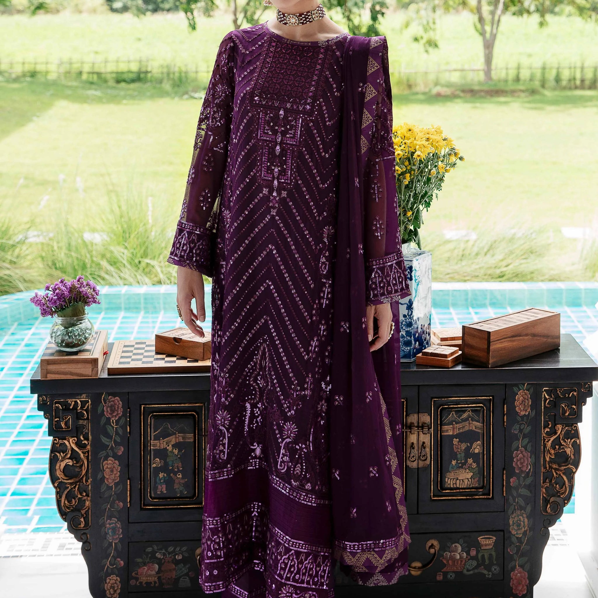 Maryum N Maria | Ariya Premium Chiffon | LAYLA - FW23-506