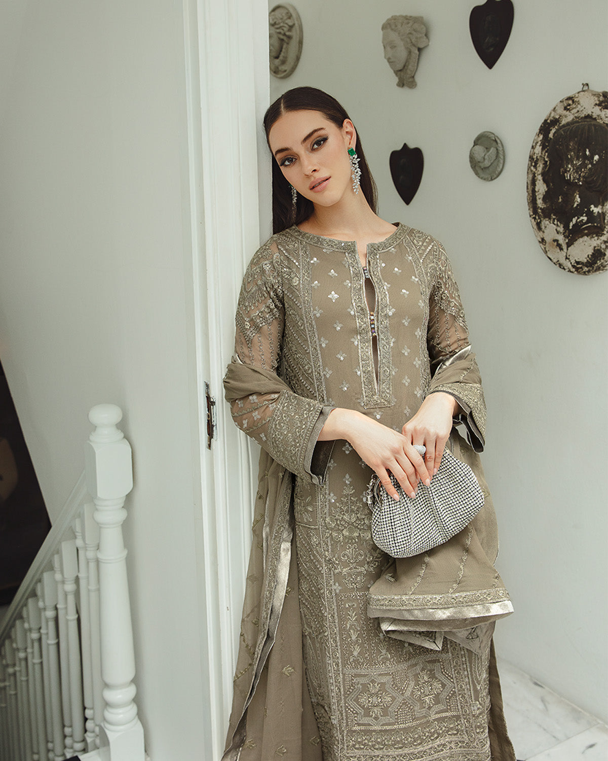 Maryum n Maria | Freesia Ariya Formals | SW23-504 - Umber - Zarin - Khanumjan  Pakistani Clothes and Designer Dresses in UK, USA 