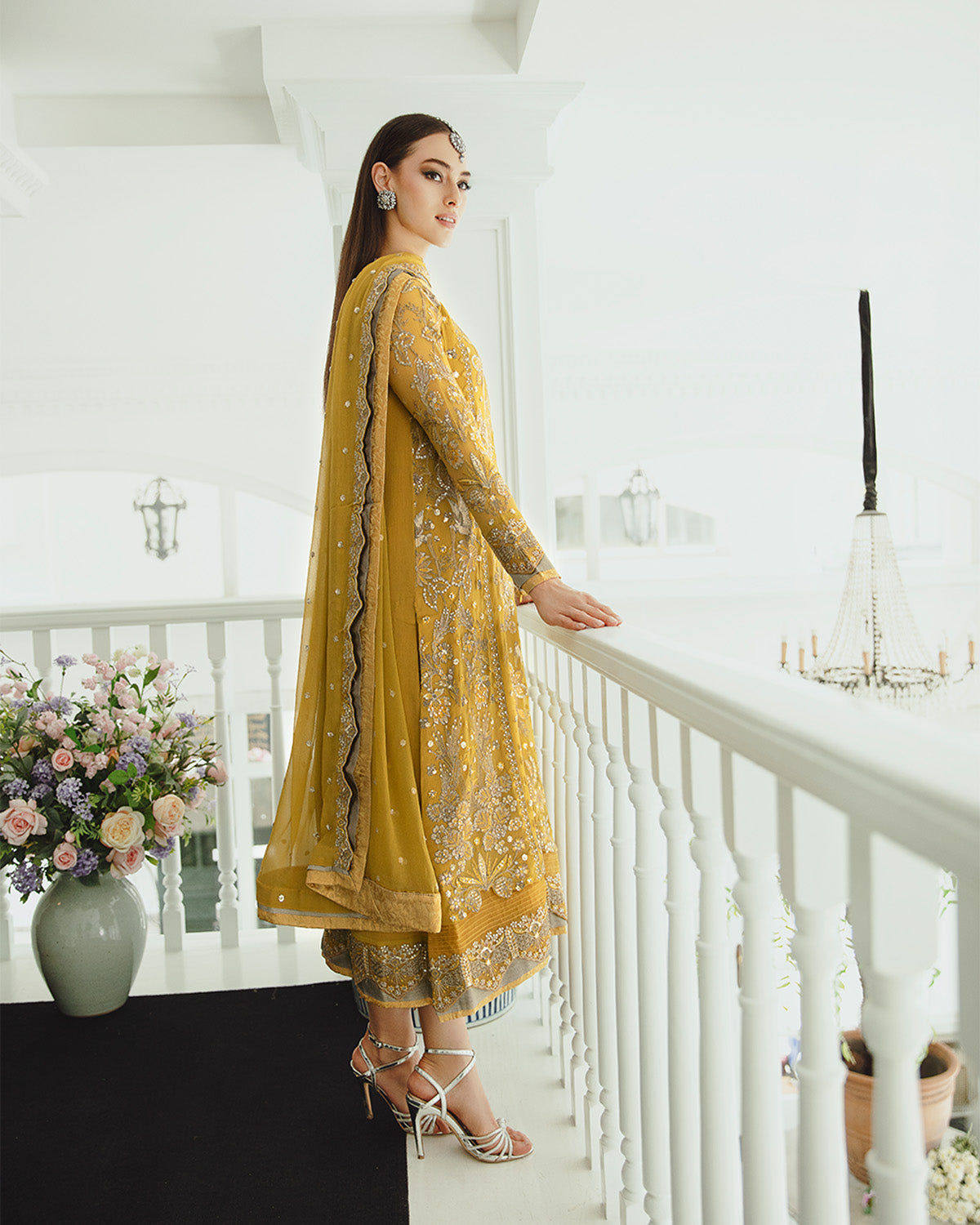 Maryum n Maria | Freesia Ariya Formals | SW23-510 - Ocher - Laleh - Khanumjan  Pakistani Clothes and Designer Dresses in UK, USA 