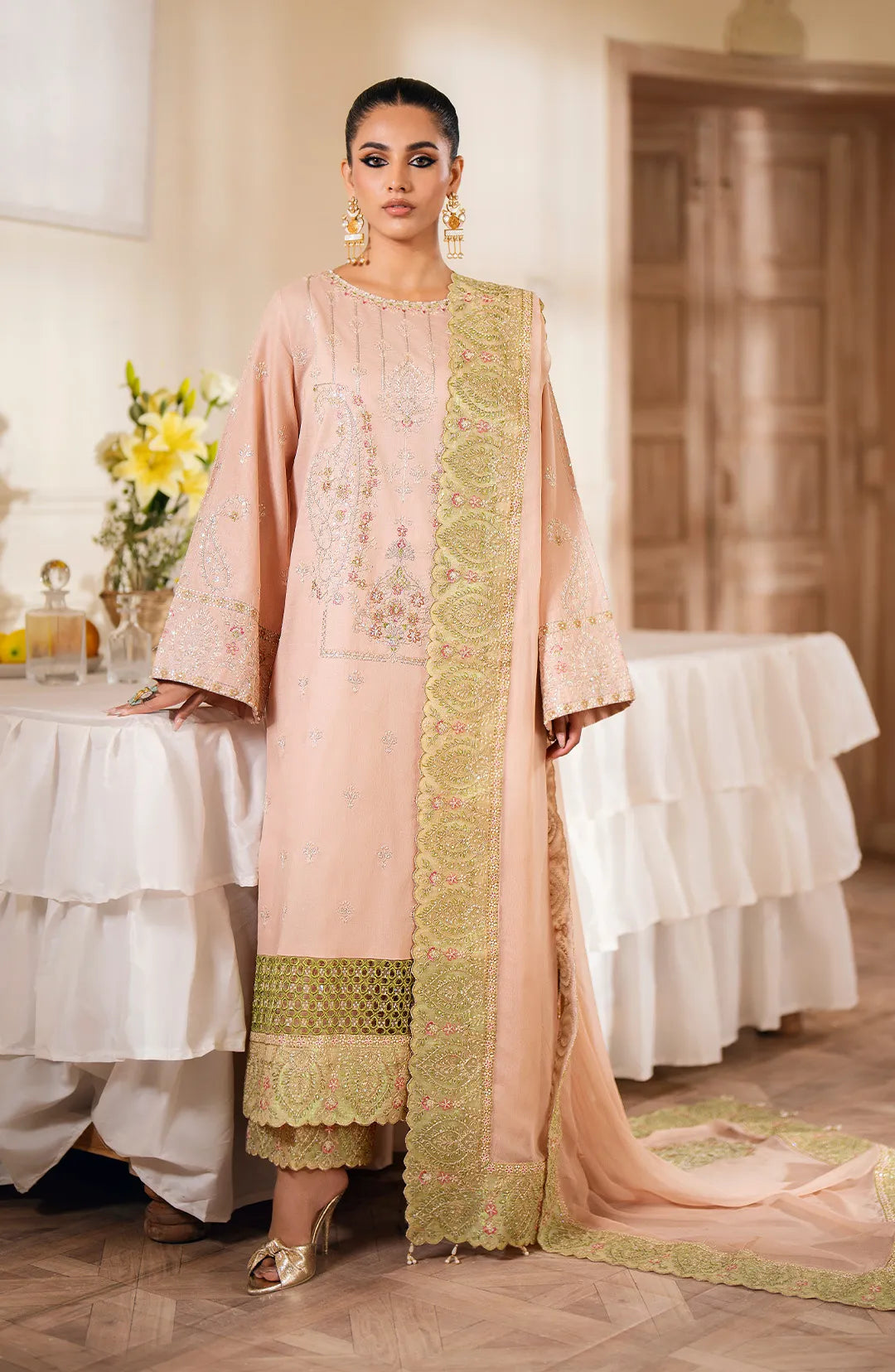 Maryum  N Maria | Eid ul Azha Luxury Lawn | FARIDA - MS24-621 - Khanumjan  Pakistani Clothes and Designer Dresses in UK, USA 