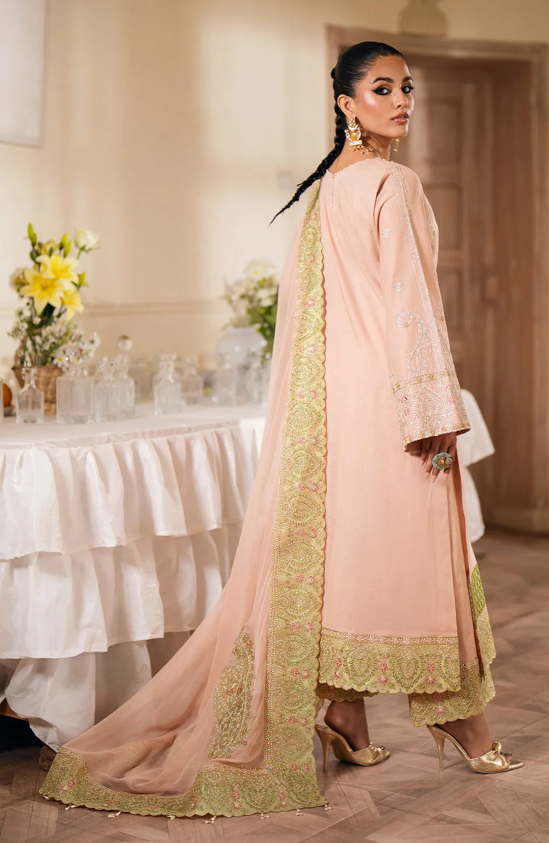 Maryum  N Maria | Eid ul Azha Luxury Lawn | FARIDA - MS24-621 - Khanumjan  Pakistani Clothes and Designer Dresses in UK, USA 