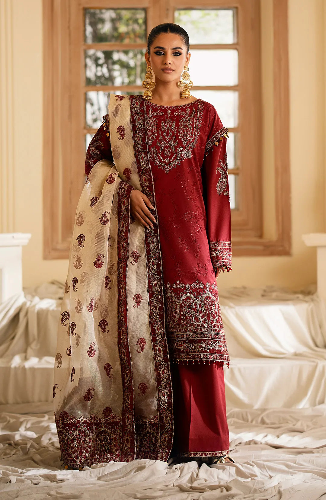 Maryum  N Maria | Eid ul Azha Luxury Lawn | MANDISA - MS24-612 - Khanumjan  Pakistani Clothes and Designer Dresses in UK, USA 