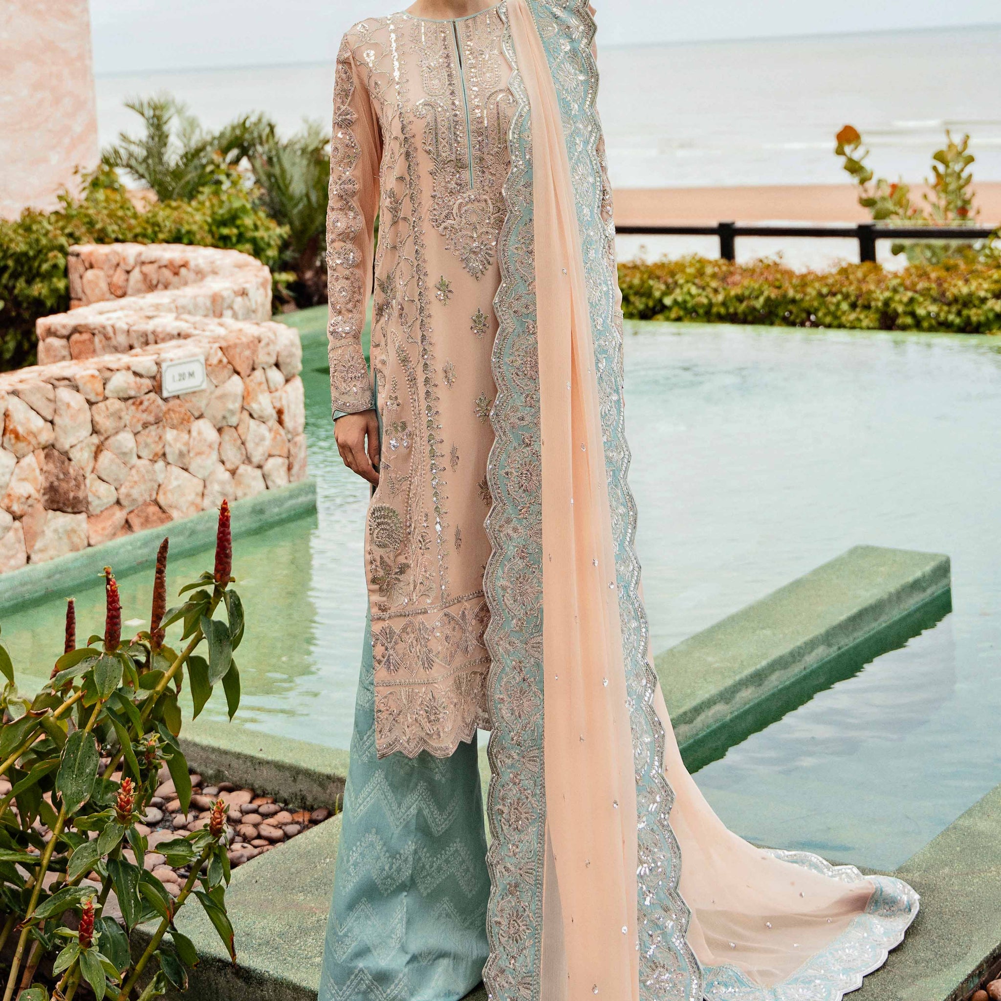 Maryum N Maria | Ariya Premium Chiffon | OLIVIA - FW-23519