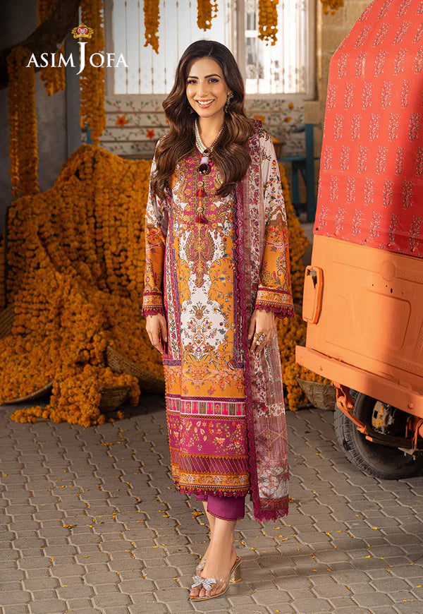 Asim Jofa | Aira Summer Prints | AJAR-04 - Khanumjan  Pakistani Clothes and Designer Dresses in UK, USA 