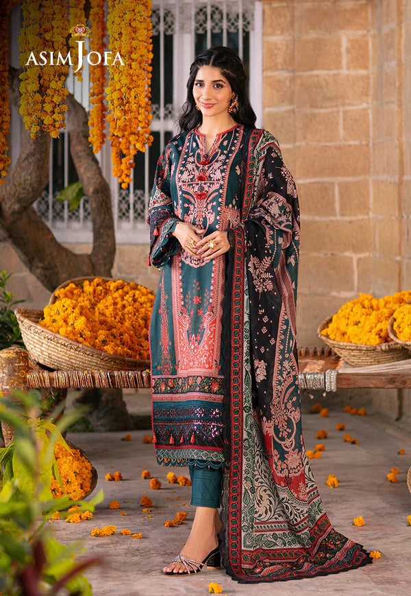 Asim Jofa | Aira Summer Prints | AJAR-13 - Khanumjan  Pakistani Clothes and Designer Dresses in UK, USA 