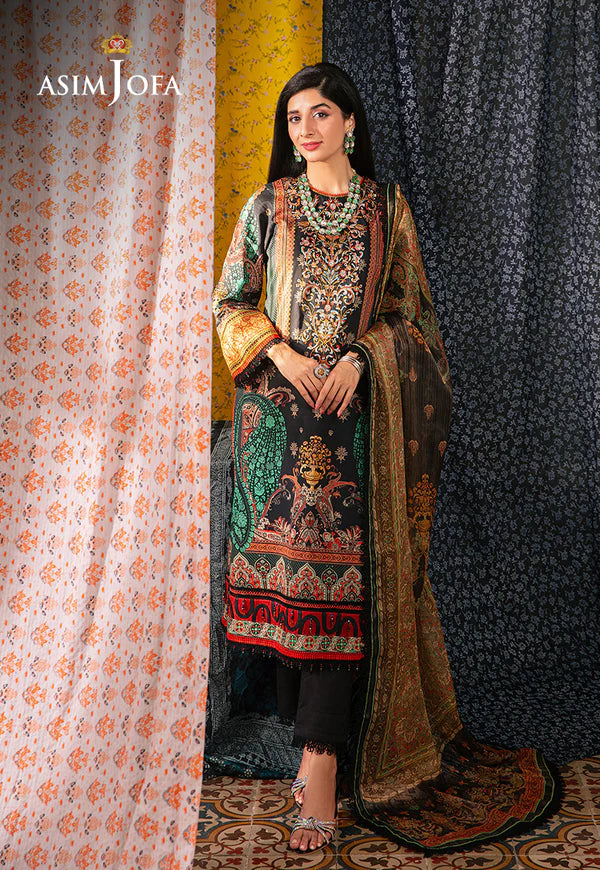 Asim Jofa | Aira Summer Prints | AJAR-18 - Khanumjan  Pakistani Clothes and Designer Dresses in UK, USA 