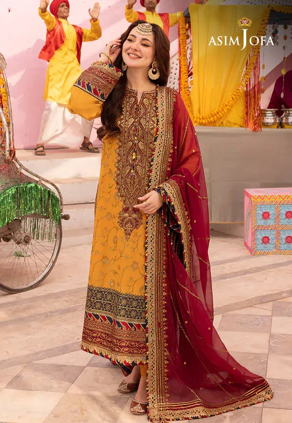 Asim Jofa | Dastaan Collection 24 | AJDA-25 - Khanumjan  Pakistani Clothes and Designer Dresses in UK, USA 