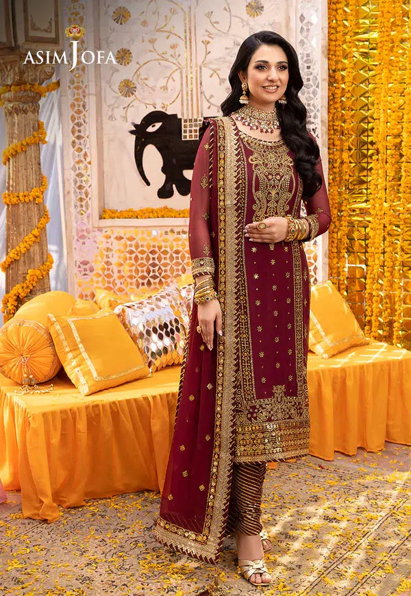 Asim Jofa | Dastaan Collection 24 | AJDA-20 - Khanumjan  Pakistani Clothes and Designer Dresses in UK, USA 