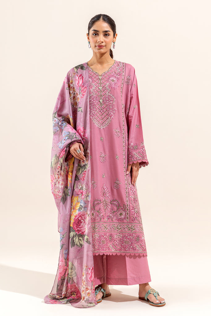 Beech Tree| Embroidered Lawn 24 | P-23 - Khanumjan  Pakistani Clothes and Designer Dresses in UK, USA 