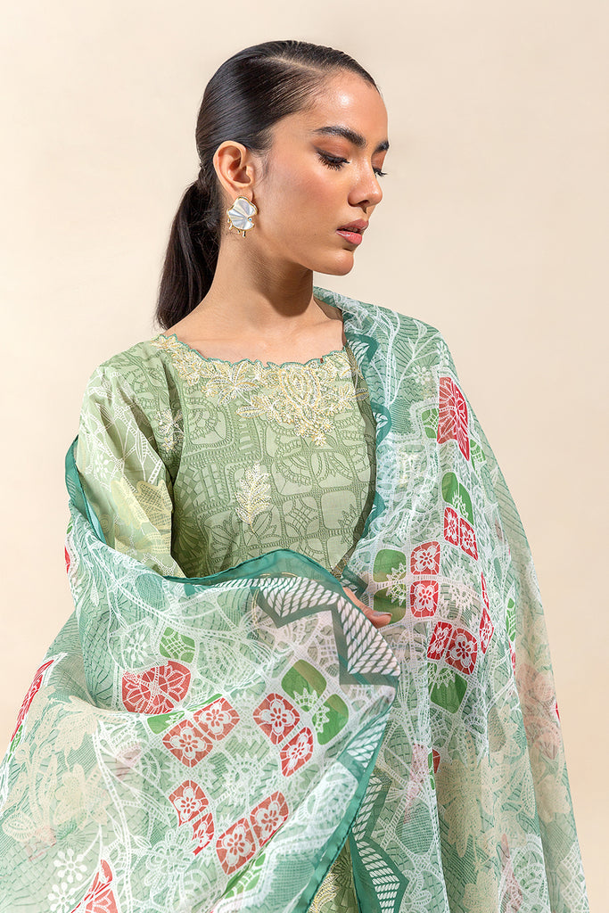 Beech Tree| Embroidered Lawn 24 | P-29 - Khanumjan  Pakistani Clothes and Designer Dresses in UK, USA 