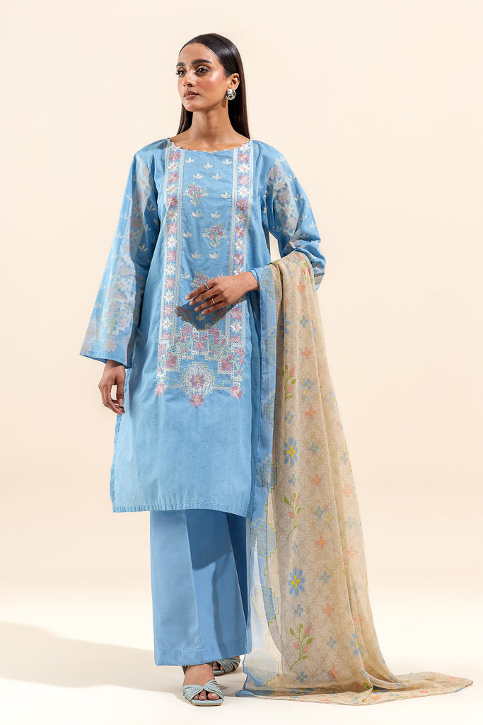 Beech Tree| Embroidered Lawn 24 | P-17 - Khanumjan  Pakistani Clothes and Designer Dresses in UK, USA 