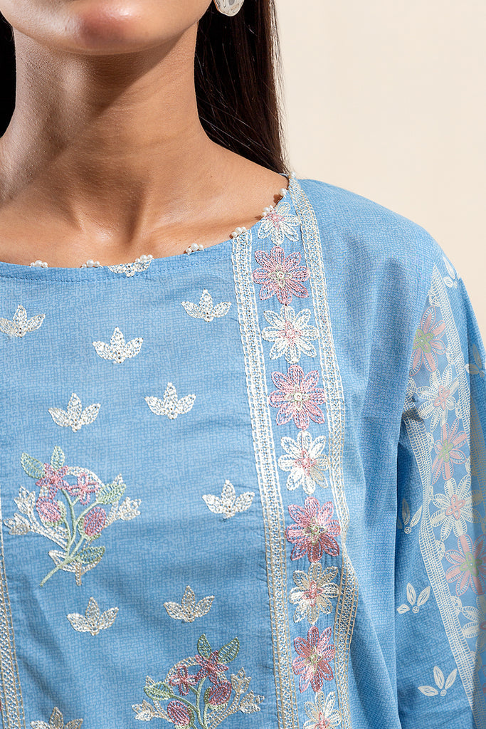 Beech Tree| Embroidered Lawn 24 | P-17 - Khanumjan  Pakistani Clothes and Designer Dresses in UK, USA 