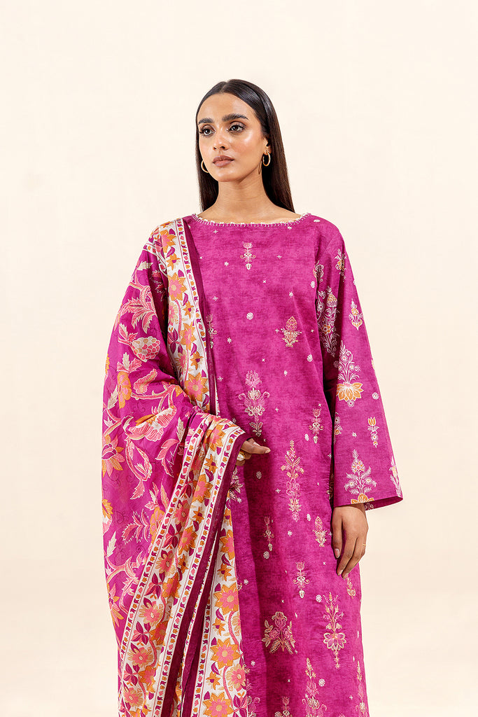 Beech Tree| Embroidered Lawn 24 | P-28 - Khanumjan  Pakistani Clothes and Designer Dresses in UK, USA 