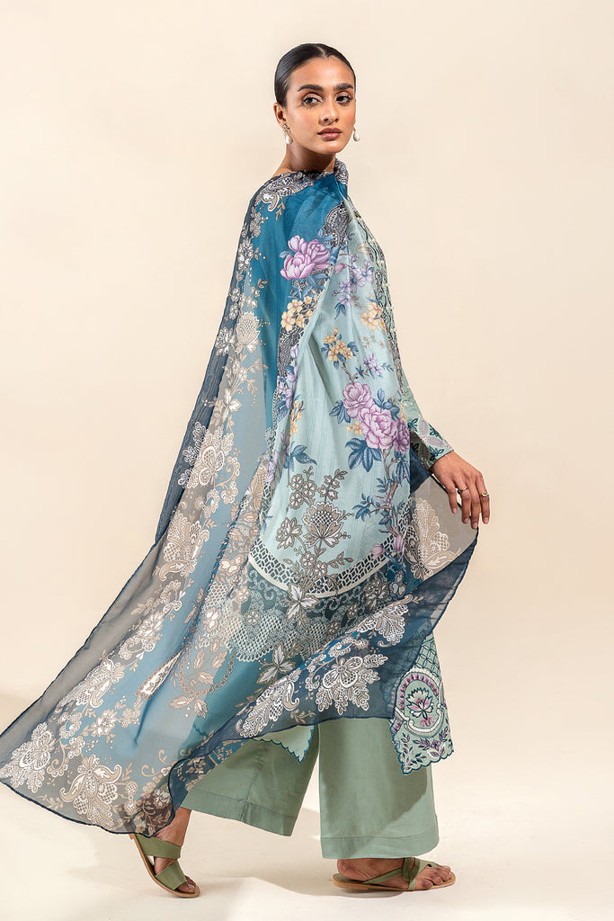 Beech Tree| Embroidered Lawn 24 | P-20 - Khanumjan  Pakistani Clothes and Designer Dresses in UK, USA 