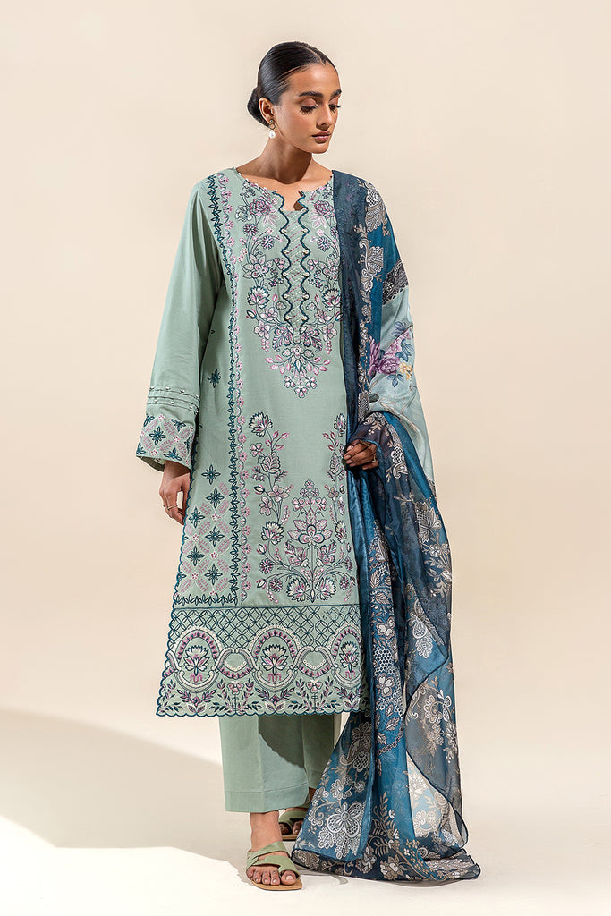 Beech Tree| Embroidered Lawn 24 | P-20 - Khanumjan  Pakistani Clothes and Designer Dresses in UK, USA 