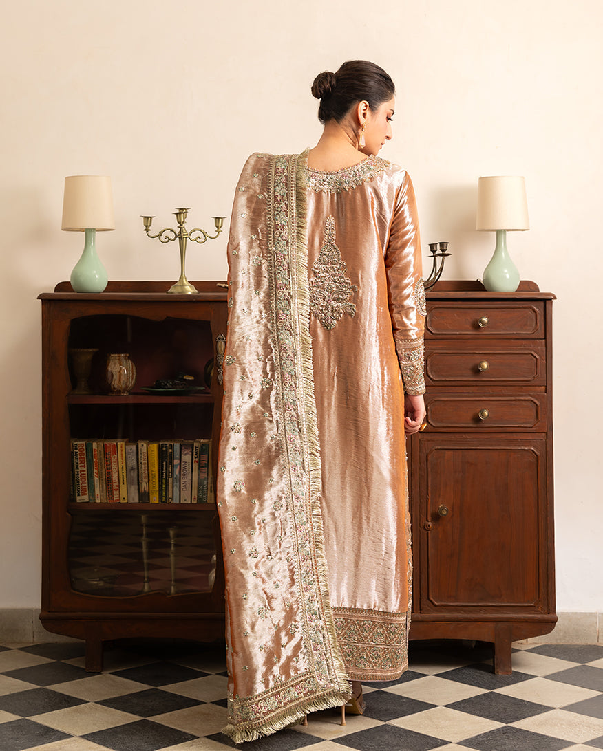 Mushq | Sunehri Lama Silk | Bakht