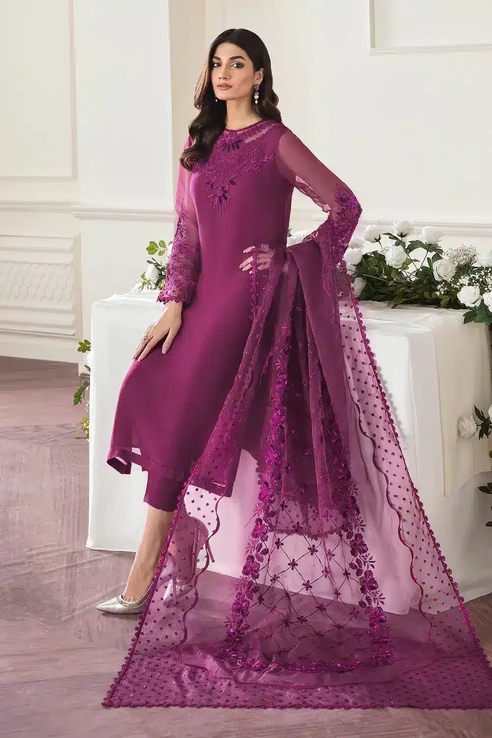 Baroque | Formals Collection | UF-291 - Khanumjan  Pakistani Clothes and Designer Dresses in UK, USA 