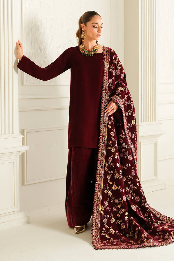 Baroque | Luxury Pret 24 | VELVET SUIT PR-1013