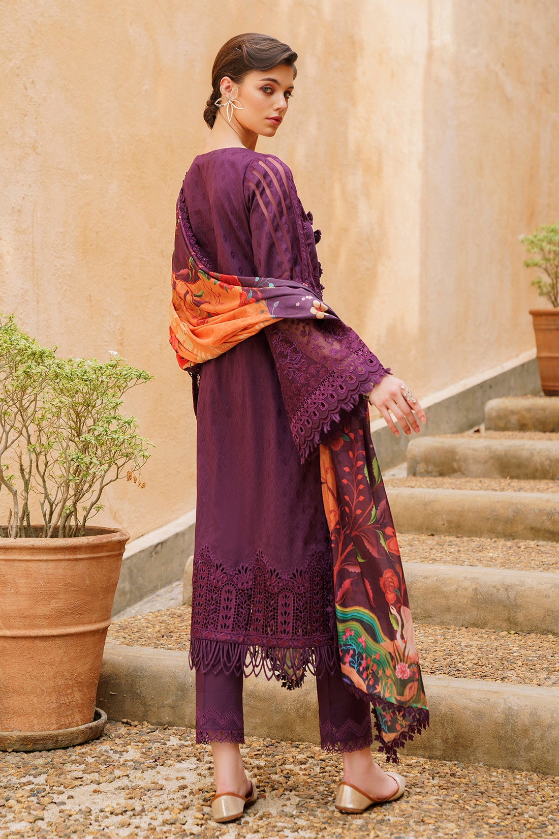 Baroque | Swiss Lawn 24 | SL12-D04 - Khanumjan  Pakistani Clothes and Designer Dresses in UK, USA 