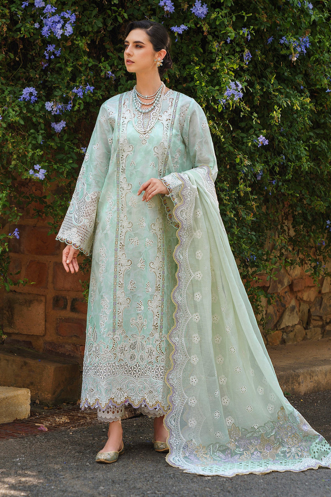 Baroque | Swiss Lawn 24 | SL12-D07 - Khanumjan  Pakistani Clothes and Designer Dresses in UK, USA 