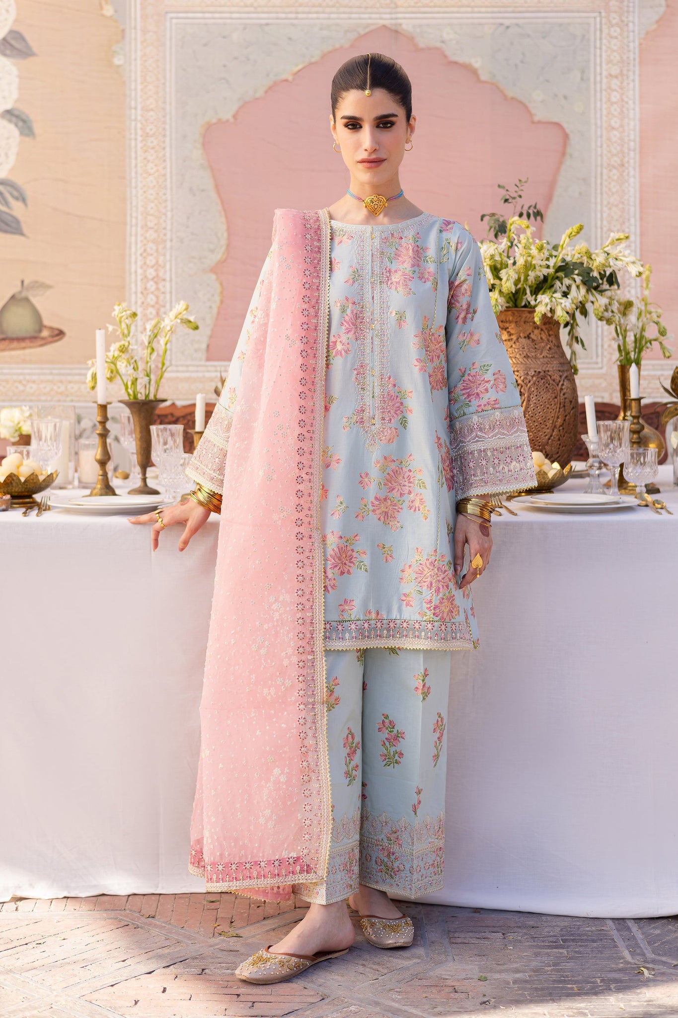 Batik | Chargbagh | Ocean Bloom