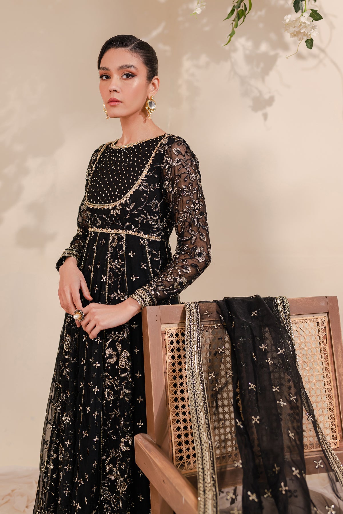 Batik | Desire Formal Dresses | Black Frock - Khanumjan  Pakistani Clothes and Designer Dresses in UK, USA 