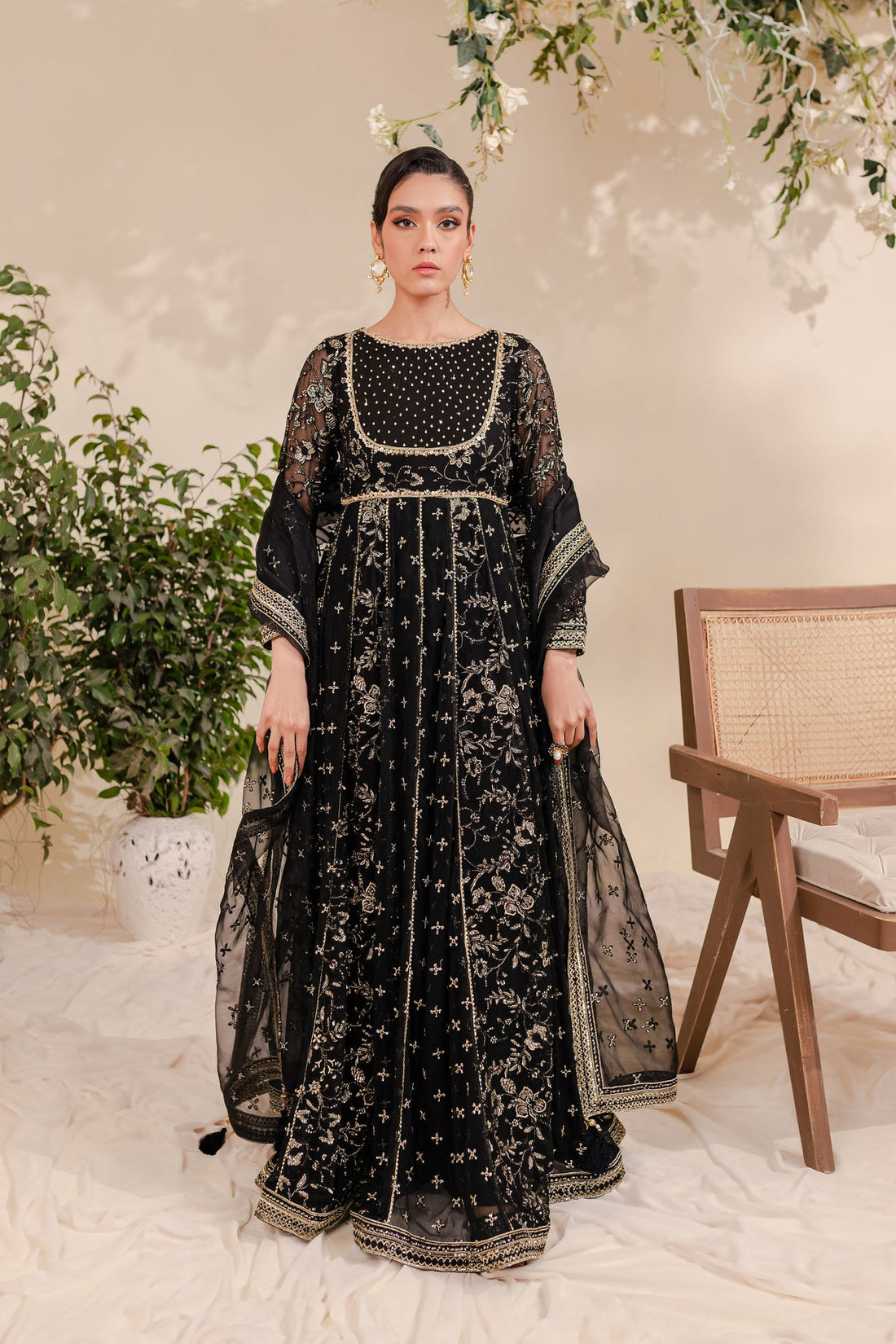 Batik | Desire Formal Dresses | Black Frock - Khanumjan  Pakistani Clothes and Designer Dresses in UK, USA 